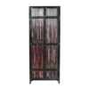 Iron Cabinet With Reclaimed Shelves