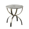 Iron Stone Accent Table