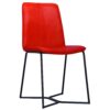 Shelbie – Leather Chair(Red)