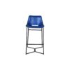 Norm – Leather Bar Chair (Blue)