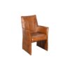 Leather Iron Chair