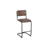 LEATHER IRON BAR CHAIR