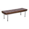 Leather Iron Bench