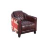 Leather Wooden Chair /
